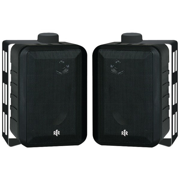 BIC AMERICA RTRV44-2 Rtr 3Way Speakers Black