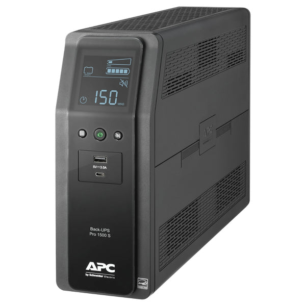 APC BR1500MS2 Back-UPS Pro 1500VA 10 Outlet LCD Battery Backup