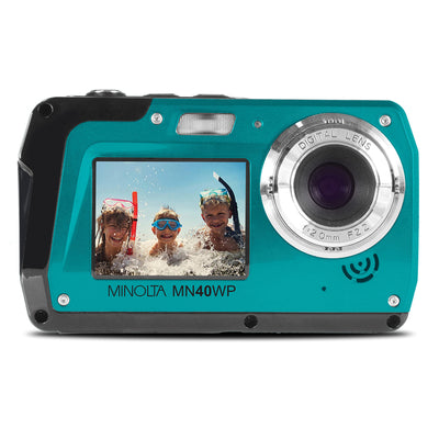 MINOLTA(R) MN40WP-BL Waterprf Digital Cam Blu