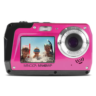 MINOLTA(R) MN40WP-PK Waterprf Cam Pnk
