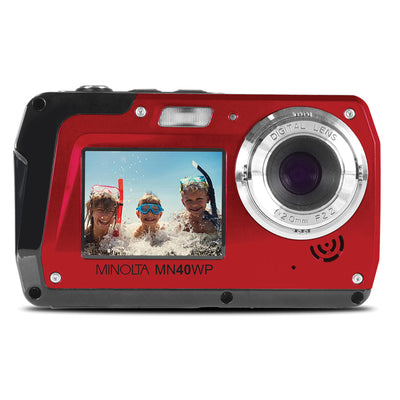 MINOLTA(R) MN40WP-R Waterprf Cam Red