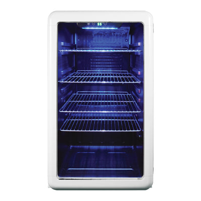 MAGIC CHEF(R) MCB34CHW 3.4Cuft Retro Bev Clr Wht