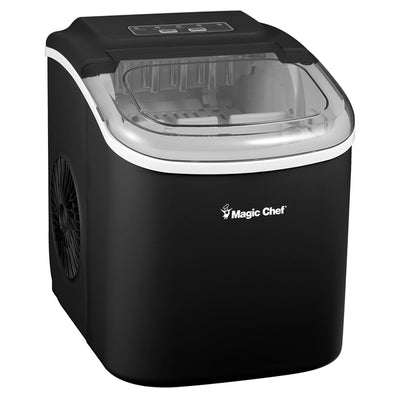 MAGIC CHEF(R) MCIM27B 27Lb Prt Cntr Ice Mkr Blk
