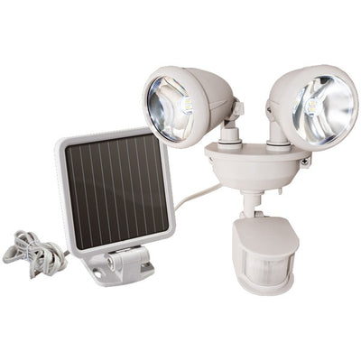 MAXSA(R) INNOVATIONS 44218 Dualhead Solar Light Wht