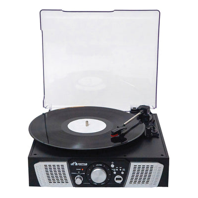 VICTOR(R) VHRP-1100-BK 5In1 Turntable System