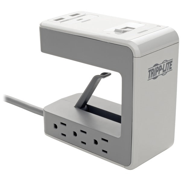 TRIPP LITE TLP648USBC 6Out 8Ft Desk Clamp Surge
