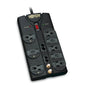 Tripp Lite TLP810NET 8 Outlet Surge Protector Network Protection 10ft Cord