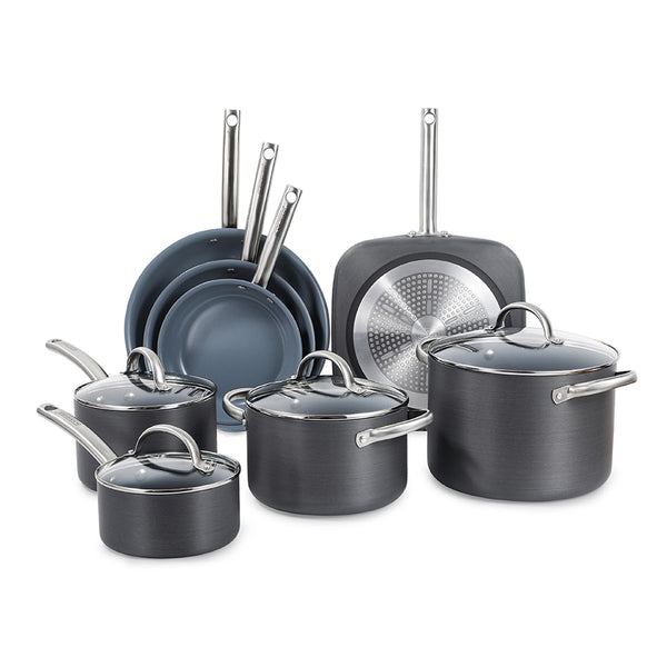 BLACK+DECKER(TM) BDK100B 12Pc Cha Alm Cookware Set