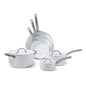 BLACK+DECKER(TM) BDK140W 9Pc C Alm Cookware Set