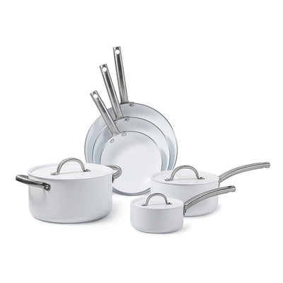 BLACK+DECKER(TM) BDK140W 9Pc C Alm Cookware Set